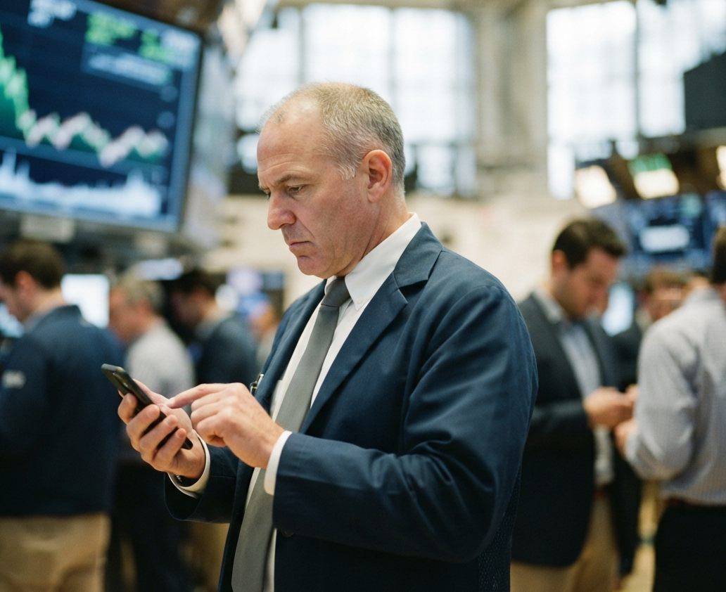 A modern taser device sits on a desk next to stacked paperwork.