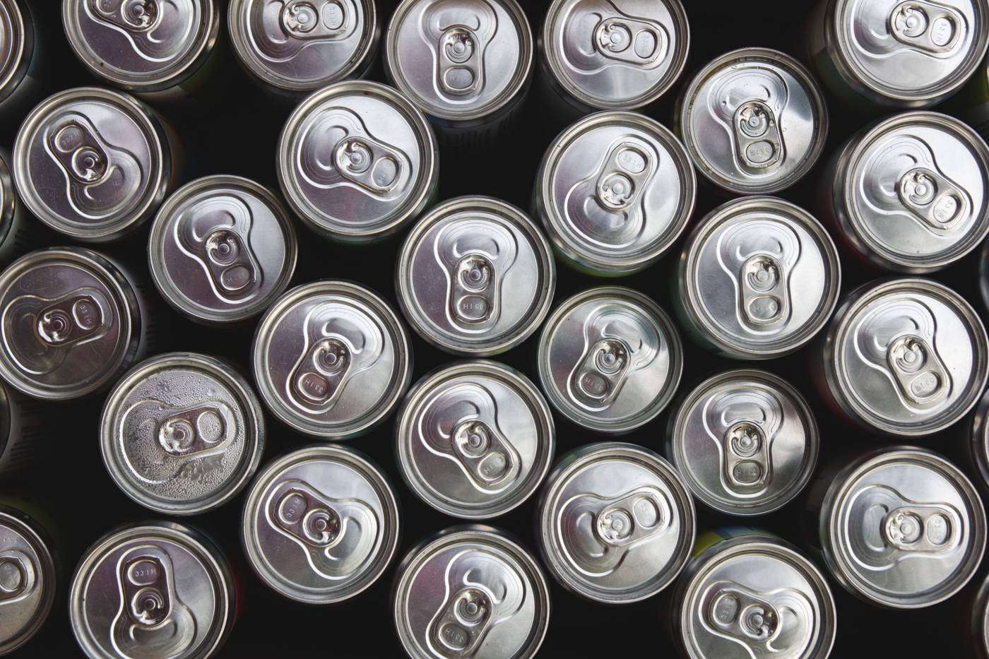 Craft beer cans shelf