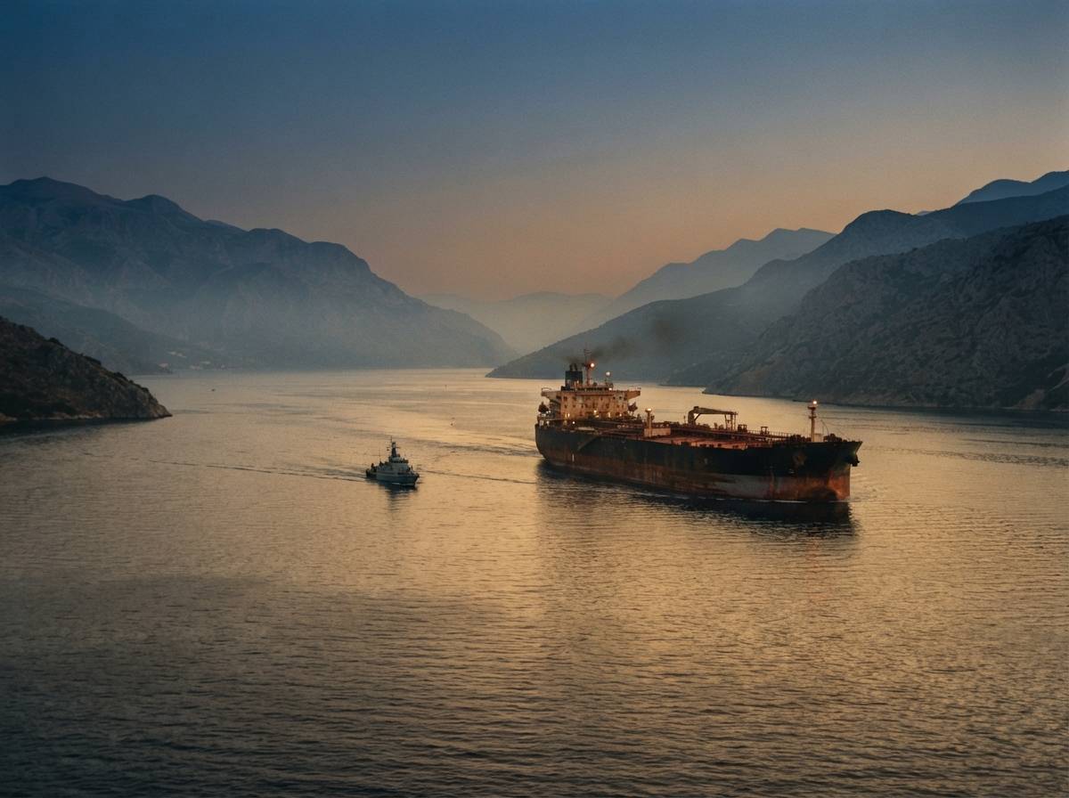 A suspected attack on a cargo ship near Oman halted a UN escort effort through the Strait of Hormuz, sending oil prices up…
