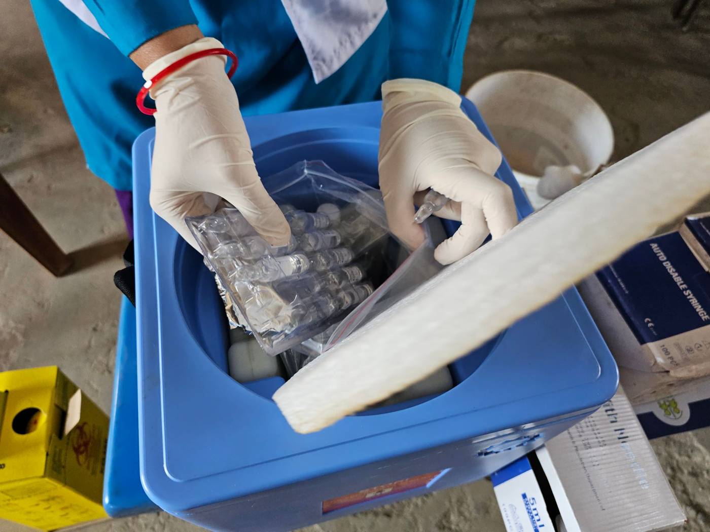 Pharmaceutical cold storage warehouse