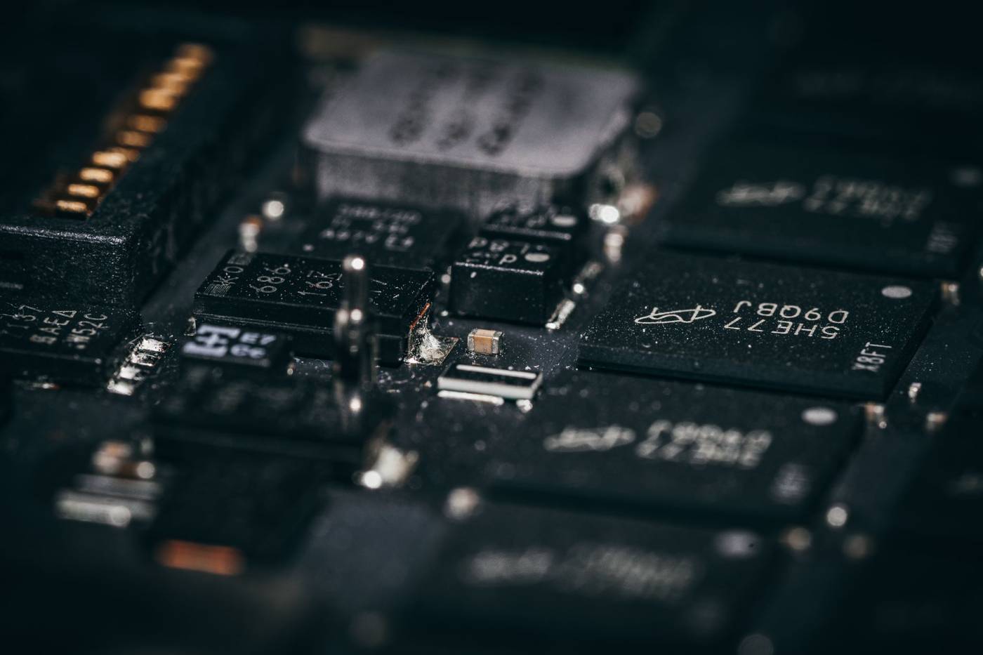 Qualcomm snapdragon chip close-up