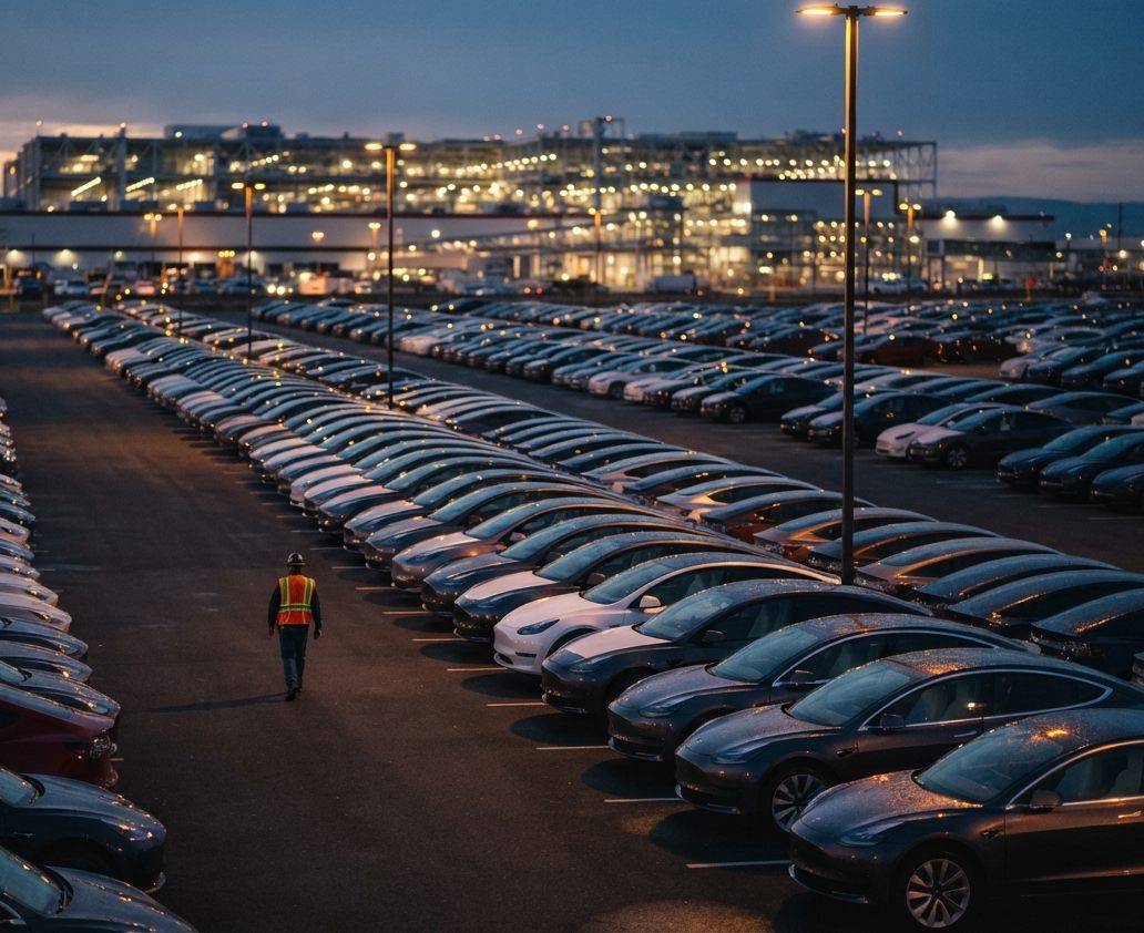 Tesla beat delivery estimates with 480,000 EVs shipped, yet shares sank 7.49%.